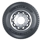 Llanta 295/80R22.5 Kmax D Traccion Goodyear